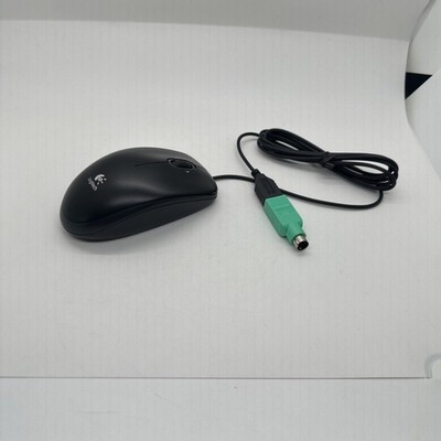 Logitech B120 USB Optical Wired Scroll Mouse (Black) 5.0V 100mA Combo Optical
