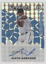 2021 Panini Mosaic Scripts Sixto Sanchez #SCR-SS Auto 0w4r