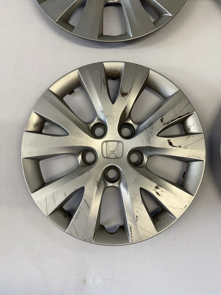 Juego/4 PARA HONDA CIVIC 2012-2015 OEM 15" Tapacubos Tapacubos 5 V Radios Foto 2 de 4