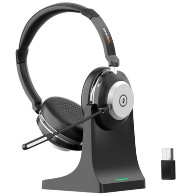 Bluetooth Headset mit Noise Cancelling Mikrofon und USB Dongle
