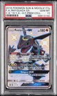 2018 POKEMON SUN & MOON CELESTIAL STORM #177A FULL ART/RAYQUAZA GX PSA 10