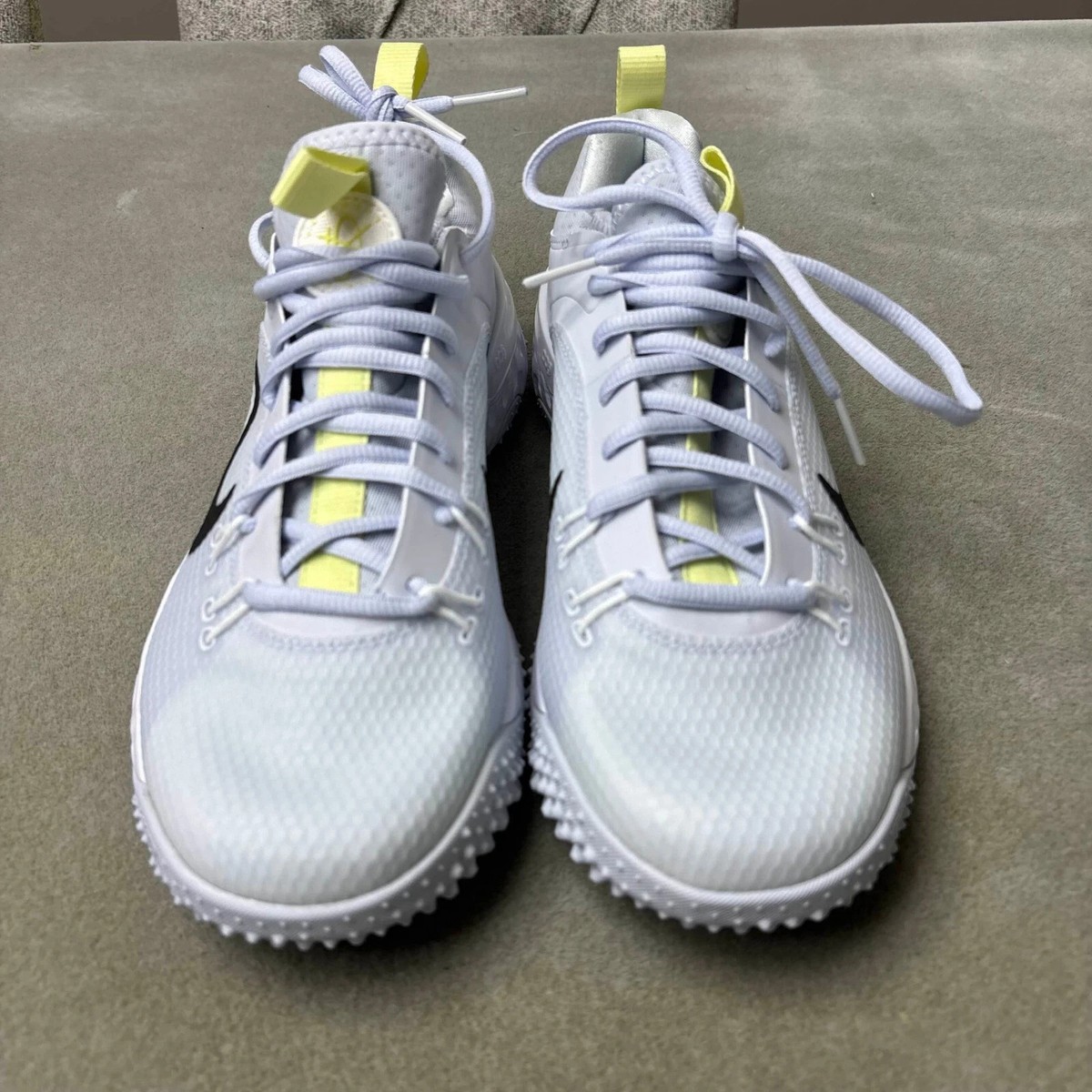 Nike Huarache 9 Elite TF LAX SE Mens Sz 7.5 Grey Lacrosse 