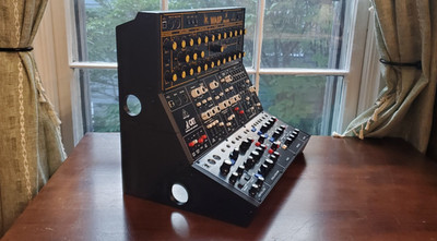 Behringer Synthesizer Synth Module Stand 3-Tier Printed Stand Black PLA