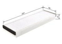 Bosch 1 987 432 122 Filter, Innenraumluft FüR Audi Lamborghini VW
