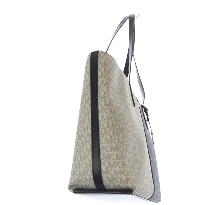 Michael Kors MICHAEL KORS 24AW JET SET TRAVEL Tote Bag Beige Black 35F4GTVT6V SR thumbnail 3