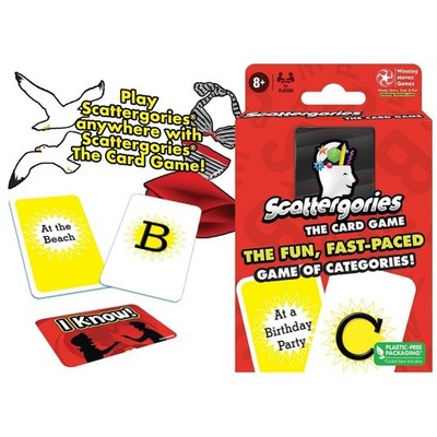 Scattergories The Card Game, Fast-Paced Play At Once Card Game of Categories,...
