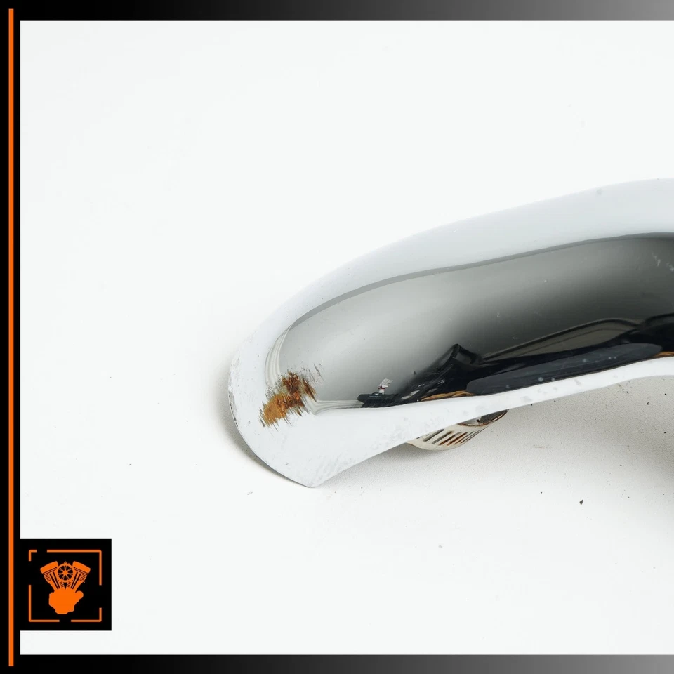 Harley Electra Glide 2010 cubierta de cabezal de escape trasero protector cromado 65636-09 OEM Foto 3 de 4