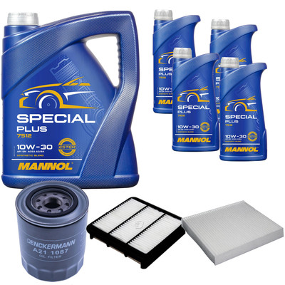 Inspektionspaket MANNOL Special Plus 10W-30 9L für Mitsubishi L 200/Triton