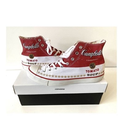 Converse All Star Unisex Kinder Sneaker High Top Rot/Weiß EU 35 Campbell s