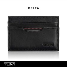 TUMI - Delta Slim Card Case - Mens Leather Wallet for Everyday Travel - Black
