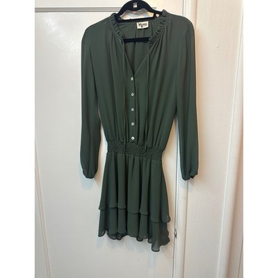slim fit dress slacks Green Chiffon Lace Short Prom Dress, Off the Shoulder Evening Party Dr main image 1