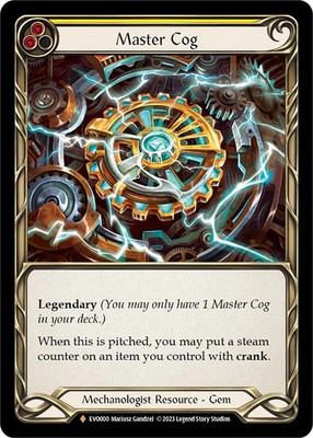 Master Cog [EVO000] (Bright Lights)  Rainbow Foil