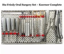 Hu-Friedy Oral Surgery Set – Koerner Complete Professional Dental Instrument Kit