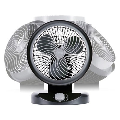 Ozeri Brezza 360 10'' Oscillating Table Fan, with Orbital Motion Technology