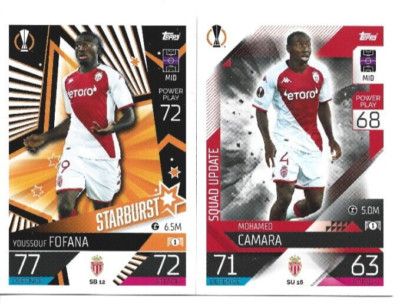 Topps Match Attax Champions League Extra 22/23 AS Monaco Base Team Komplett