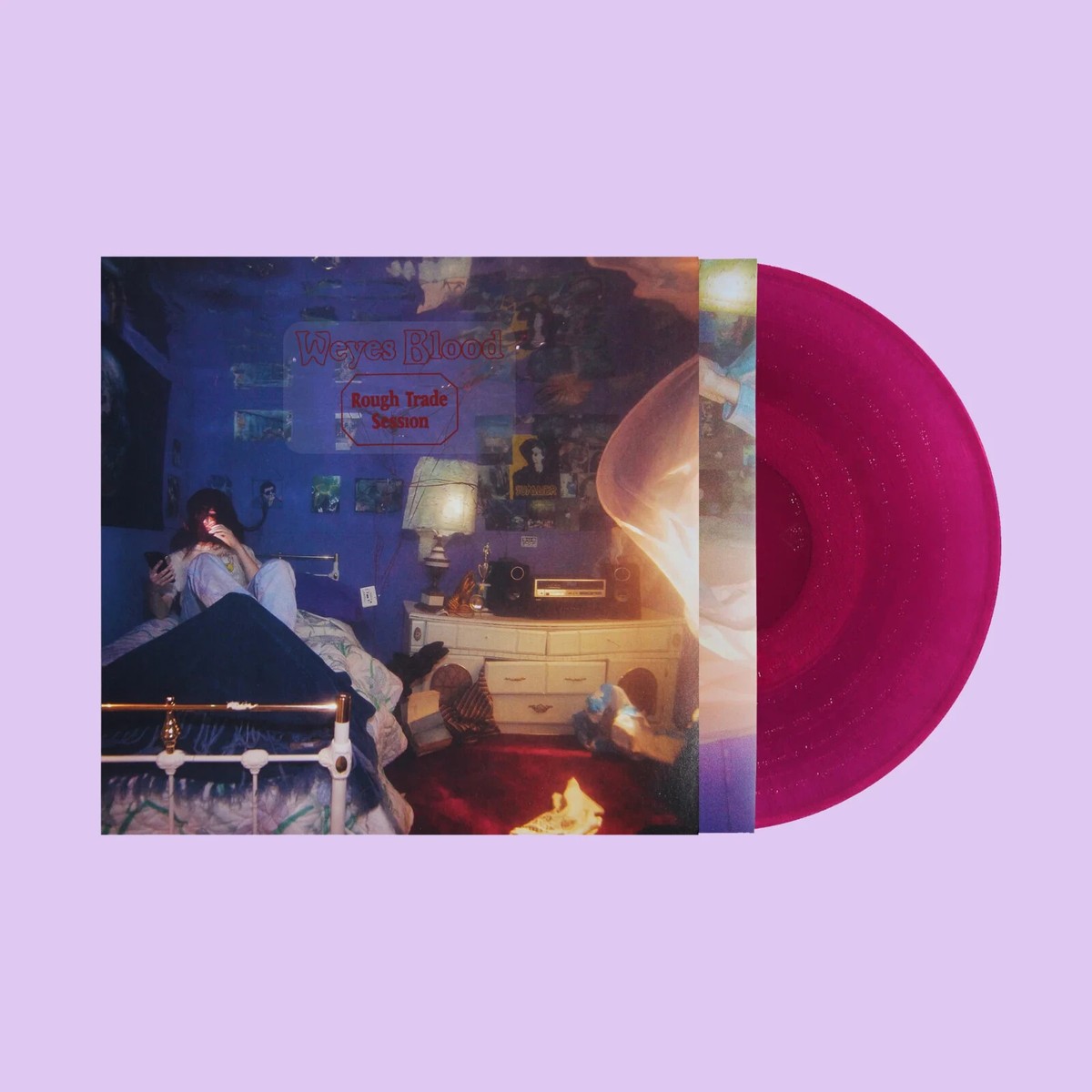 Signed Cover! Weyes Blood Rough Trade Session Maroon Vinyl Etched
