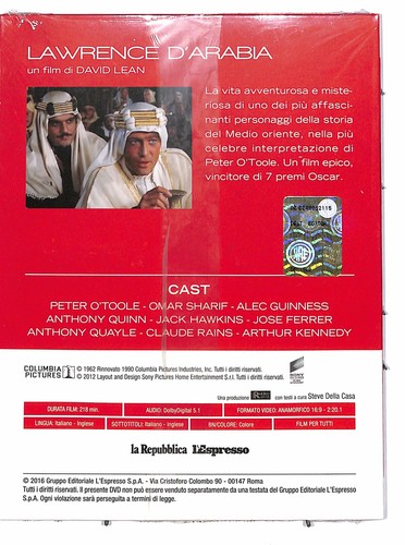 Lawrence d'Arabia EDITORIALE DVD - Picture 2 of 2