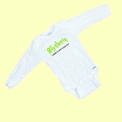 slytherin baby onesie