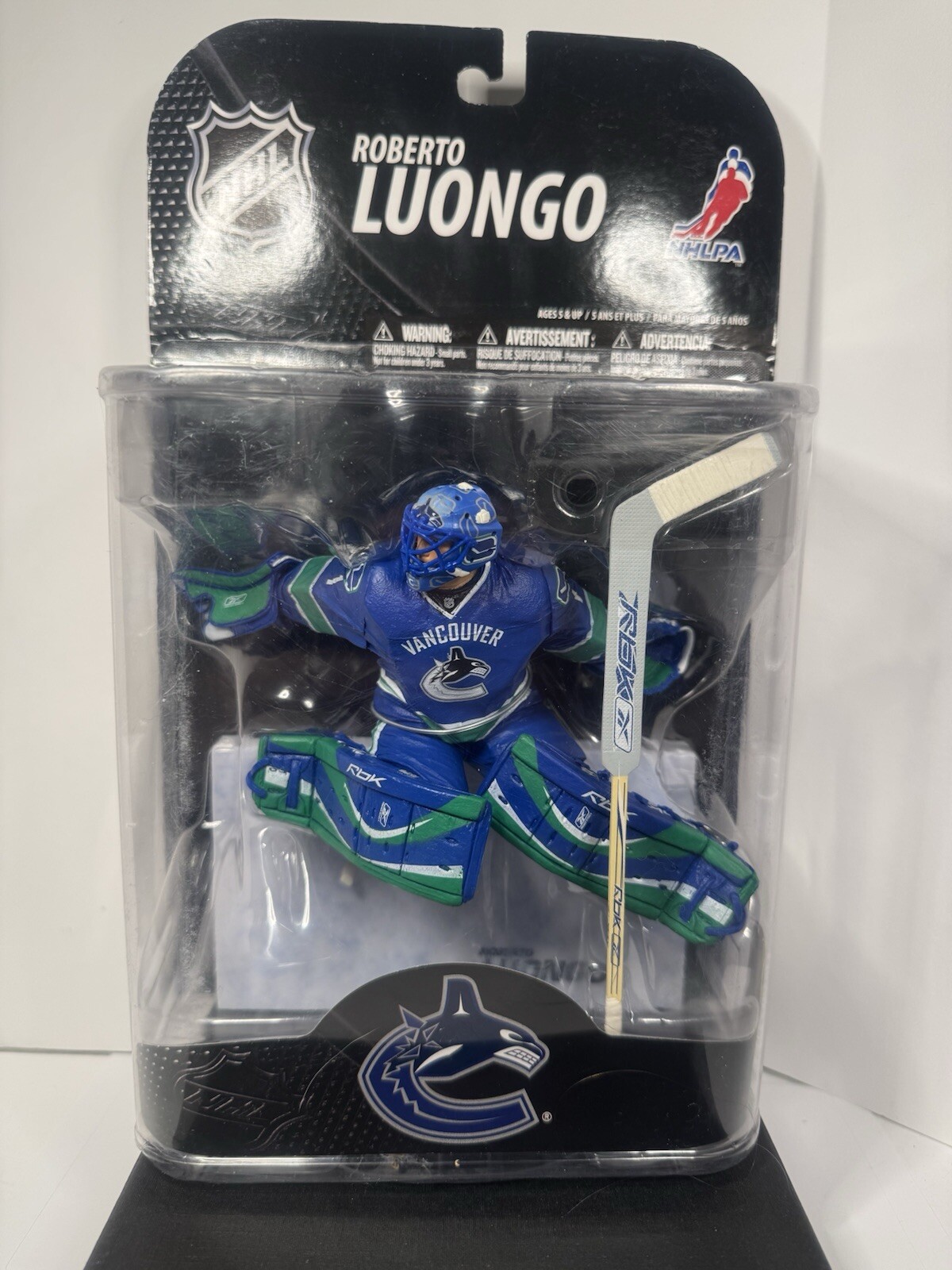 NHL Series 21 Roberto Luongo Vancouver Canucks Blue Jersey
