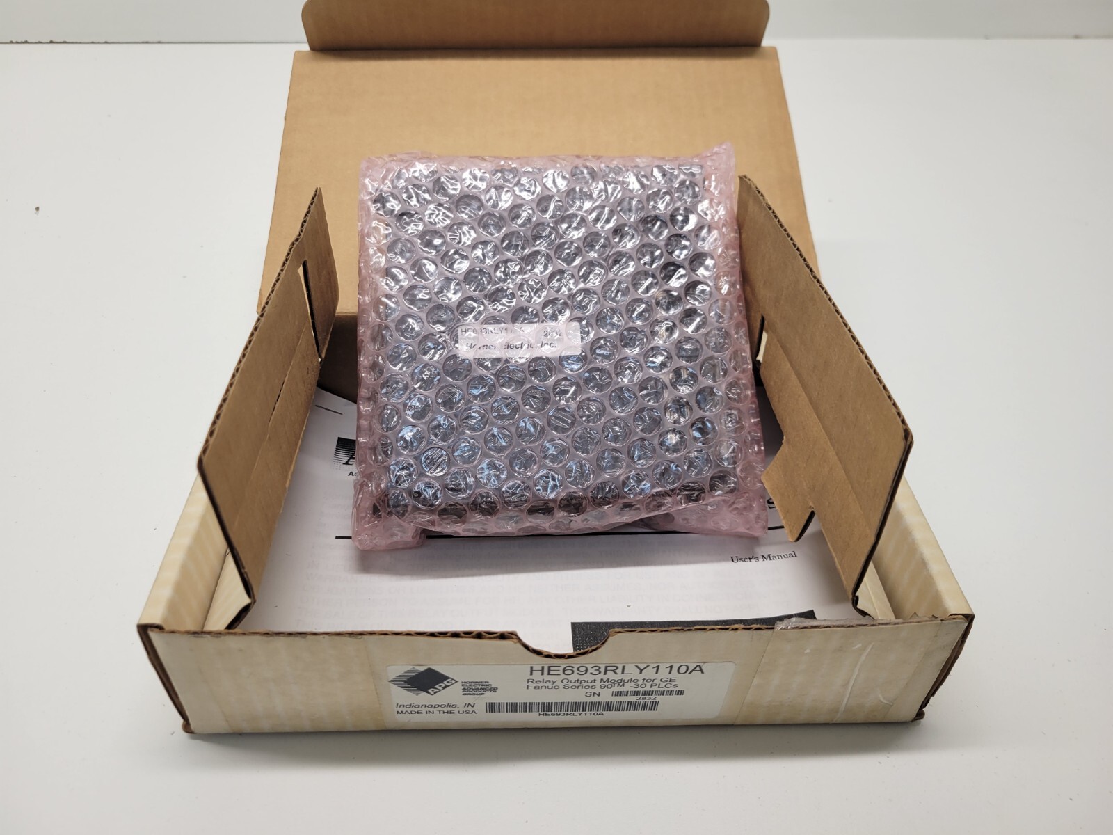 NEW OLD STOCK! GE FANUC HORNER RELAY OUTPUT MODULE HE693RLY110A