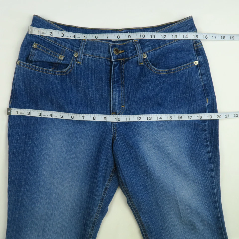 Женские джинсы Duck Head расклешенные со средней посадкой 10Px29 легкая стирка короткие миниатюрные - Изображение 3 из 4