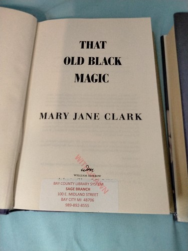 Mary Jane Clark Lot Of Two Piper Donovan Mystery Books HC first edition Look Of - Picture 3 of 9