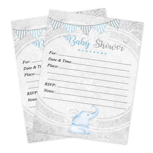 hallmark baby boy shower invitations