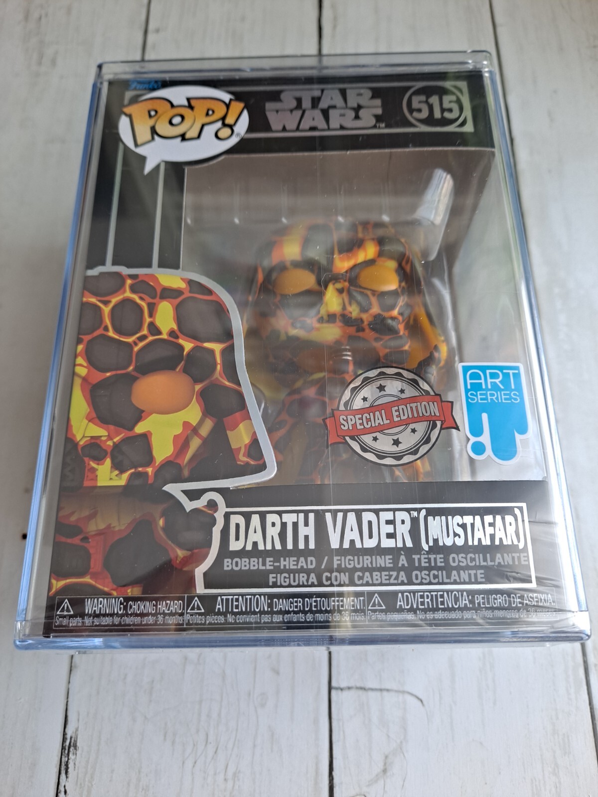 Funko Pop Star Wars Darth Vader 515 Mustafar Artist Series figurine avec étui rigide