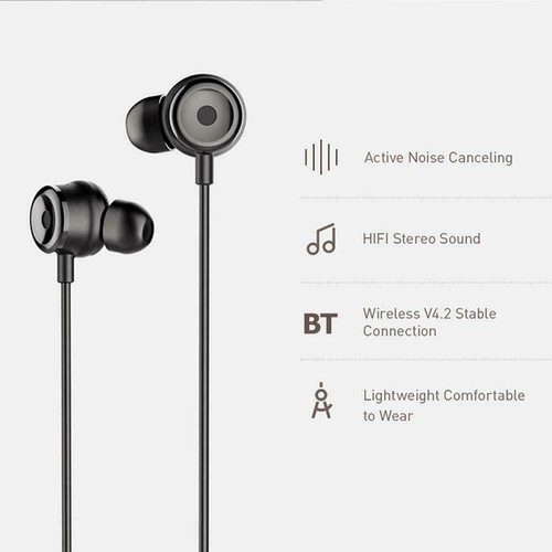 BASEUS SIMU S15 Wireless Bluetooth Neckband Noise Canceling Stereo Earphone - 第 5/13 張圖片