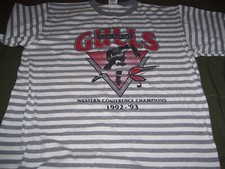 San Diego Gulls Vintage t shirt wester conference champions XL