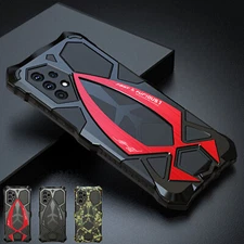 For Samsung S21 Plus Ultra A52 A72 5G Shockproof Armor Metal Rubber Case Cover
