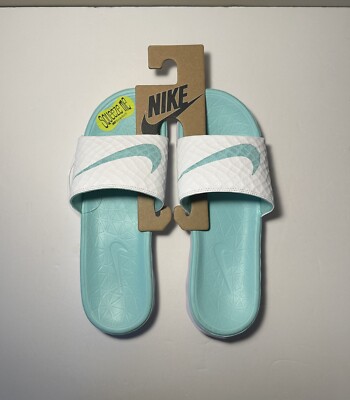 Nike Benassi Solarsoft Women's Size 11 Slides Sandals Artisan Teal
