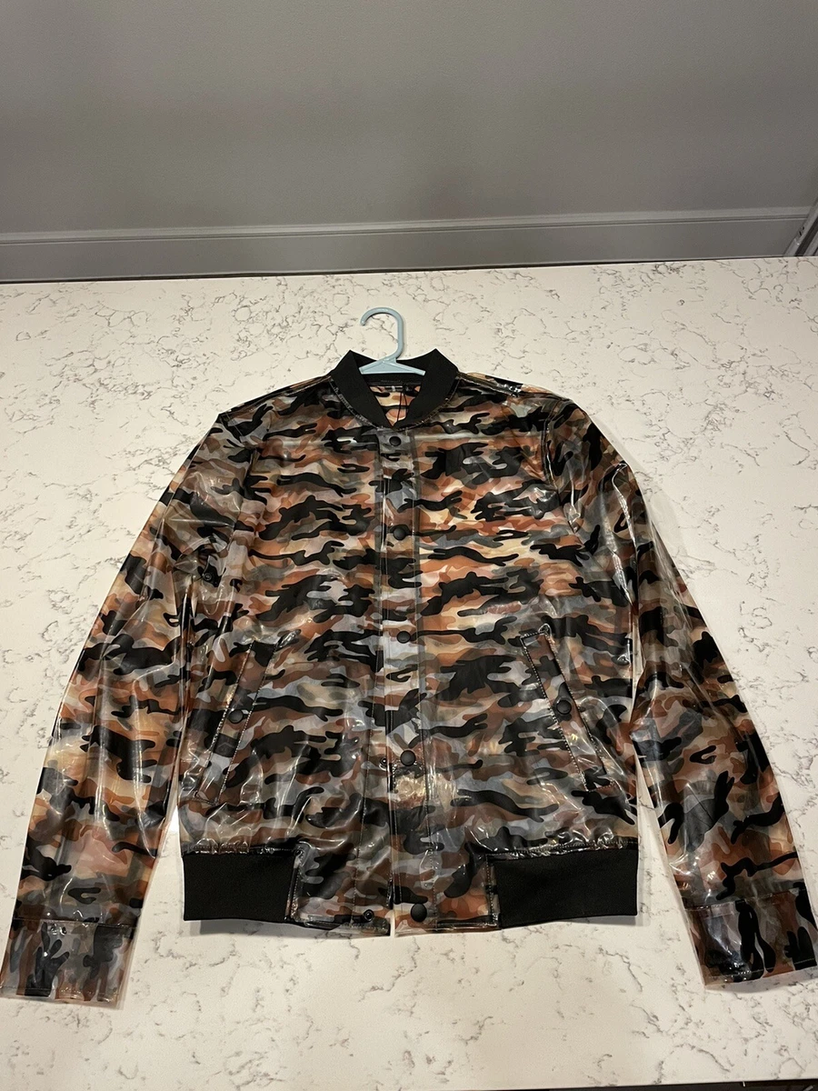 Zara transparent rain jacket top
