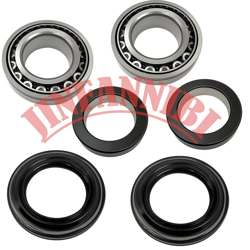 2 Set Rear Wheel Bearing & Seal Kit for Dana 44 Jeep Wagoneer Wrangler TJ XJ J10 Foto 2 de 4