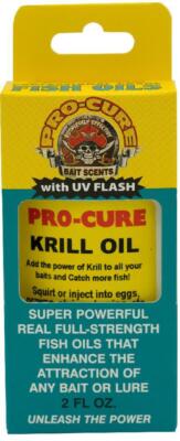 Pro-Cure Krill Bait Oil 2 oz Bottle Fishing Scent w/UV Flash