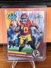 2023 Bowman Chrome 1st LAVA REFRACTOR SP KOREY FOREMAN - USC TROJANS! 