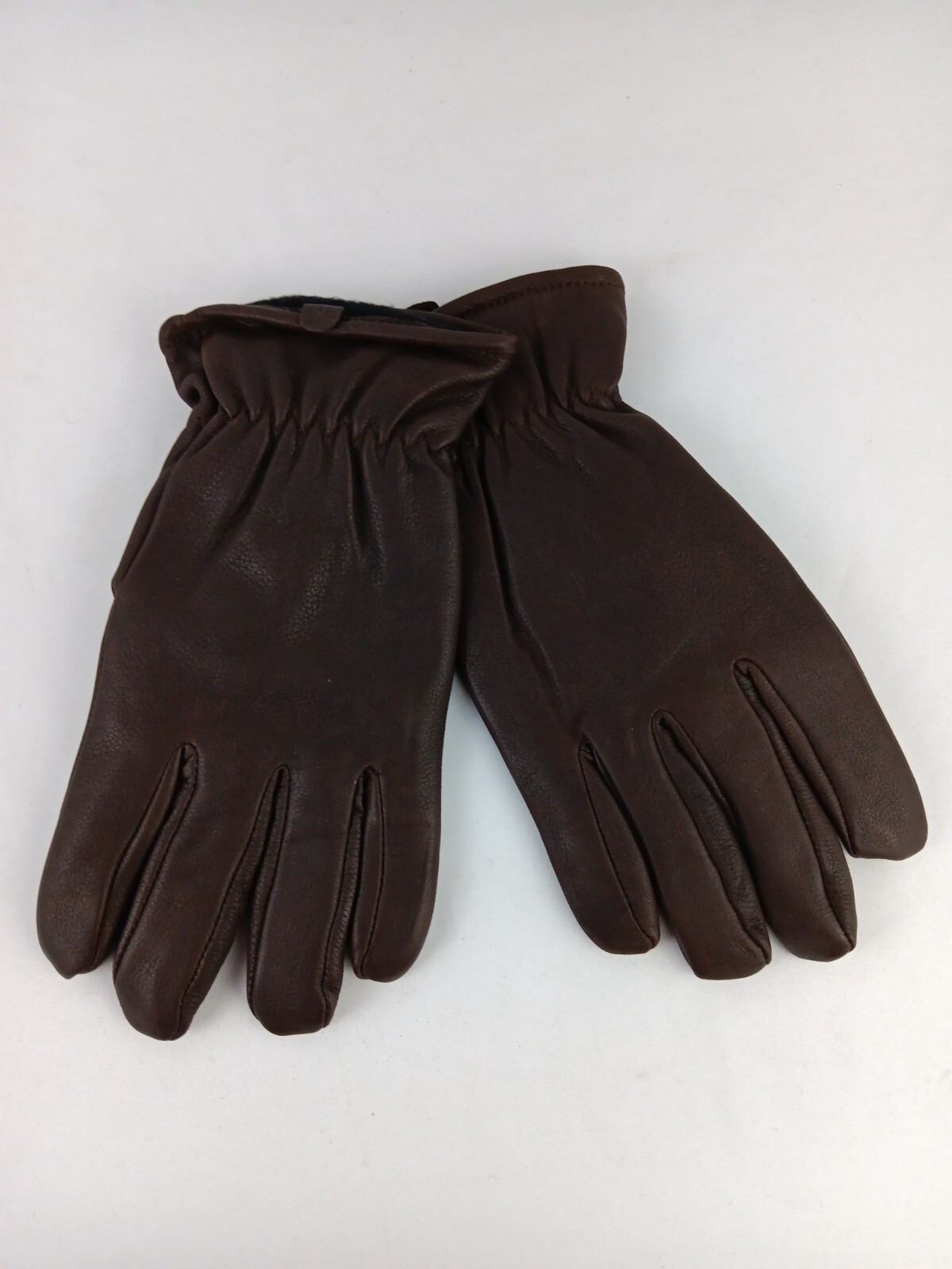 JAC Unlined Deerskin Shooting Gloves Men's Brown Soft Leather Size M