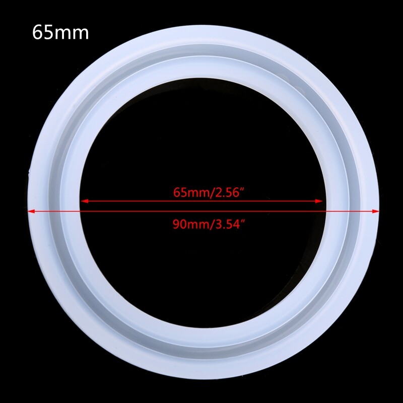Clear Silicone Round Bangle Mold for DIY Jewelry and Resin Casting Projects