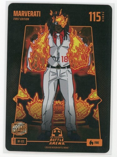 2024 Bo Jackson Battle Arena #BF-123 Marverati Fire Marvin Harrison Jr ROOKIE RC