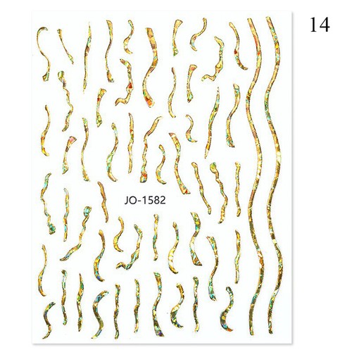 French Nagel Kunst Aufkleber Folie Blumen Sticker DIY Maniküre Dekoration > - Bild 81 von 88