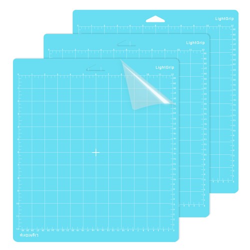 Blue Replacement Craft Cutting Matcricut 3pcsLight Standard&Strong Grip 12x12" eBay