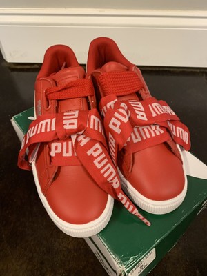 puma basket heart de wn's