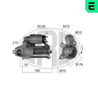 ERA Anlasser Starter 1.4Kw FüR Ford Tourneo Connect Transit 220374