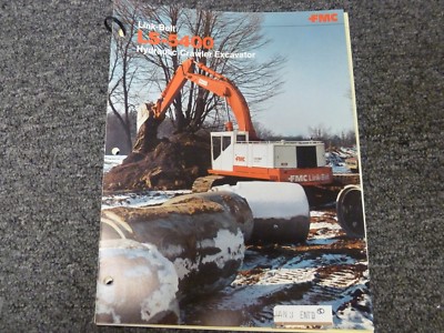 Link-Belt LS-5400 Crawler Excavator Specifications & Lifting Capacities Manual
