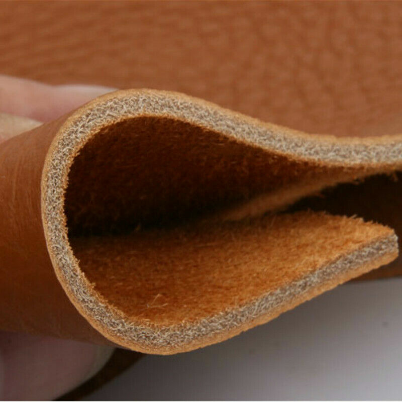 3.5mm Genuine Thick Cowhide Leather Fabric First Layer Lychee Grain