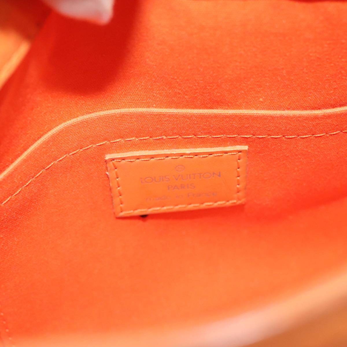 LOUIS VUITTON Epi Mandala PM Shoulder Bag Orange Mandarin