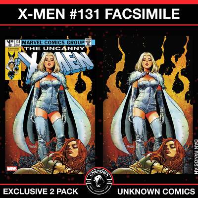 [2 PACK] X-Men #131 Facsimile Unknown Comics Dan Panosian Exclusive Var (01/29/2