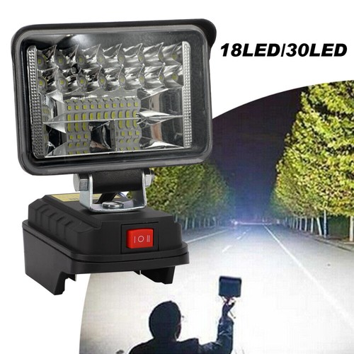 48W LED Arbeitsleuchte Werkstattlampe Für Makita Akku 18V Taschenlampe Strahler - Bild 3 von 14