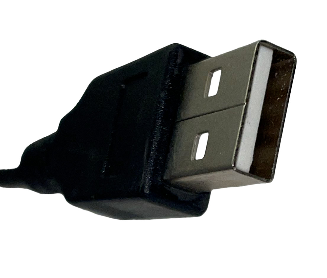 Universal Micro USB-B to USB-A Charging Cable for Smart Devices - Black