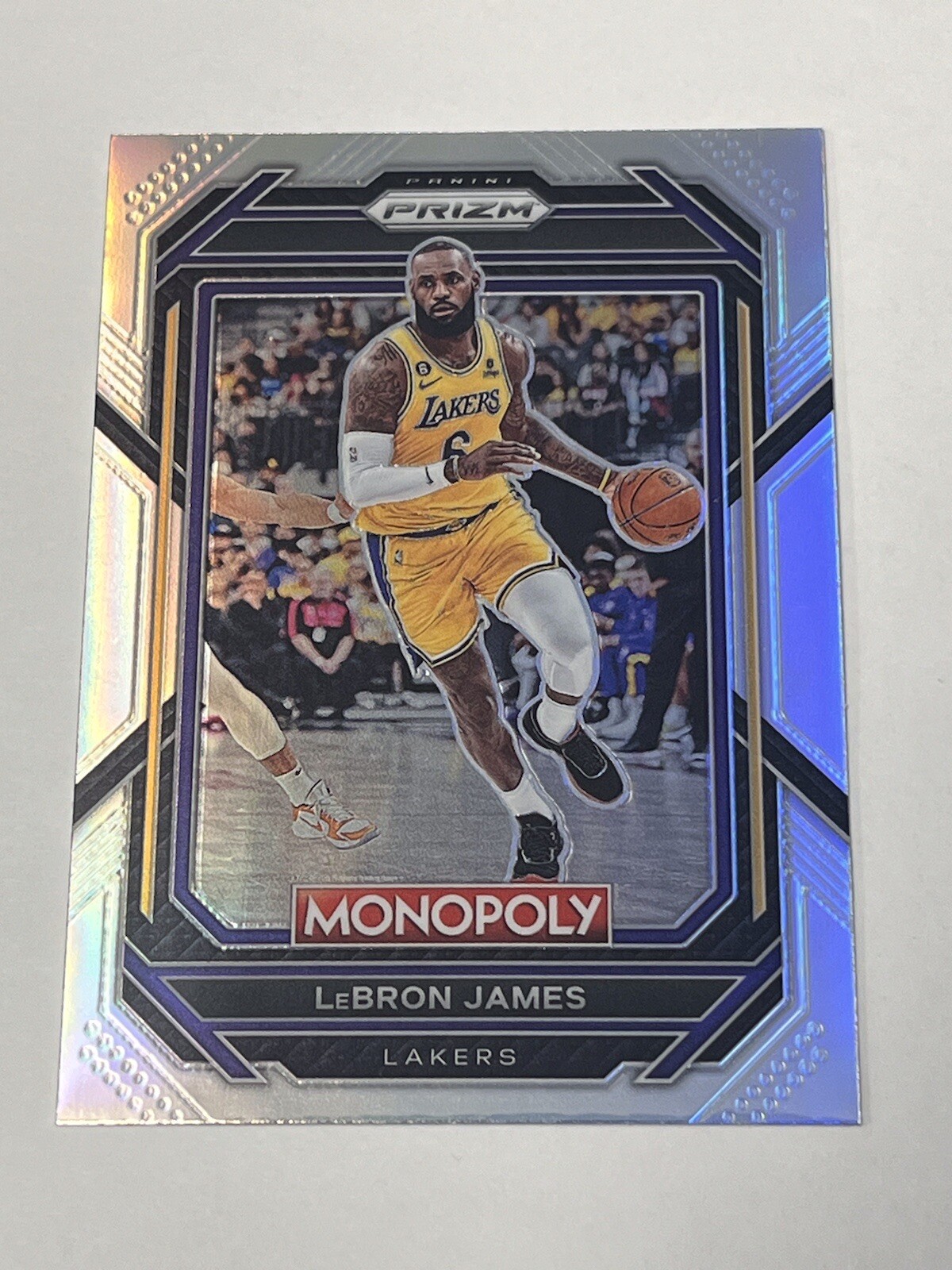 2022-23 Panini Prizm Monopoly LeBron James Silver #40 Los Angeles Lakers